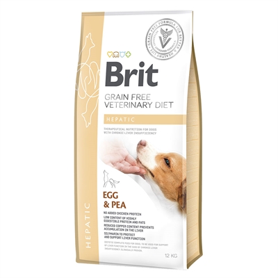 Brit Veterinary Diet Grain Free Hepatic Til Lever Udfordringer 12 Kg
